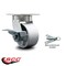 Service Caster 4 Inch Kingpinless Semi Steel Wheel Swivel Caster with Brake and Swivel Lock SCC SCC-KP30S420-SSR-SLB-BSL - alternate 4